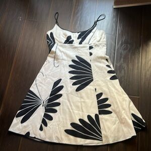 Trina Turk Black & White Swing Dress Size 8